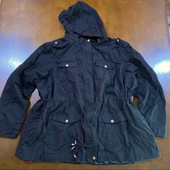 New Look Jackets & Blazers - Black Utility Jacket plus Size 3X